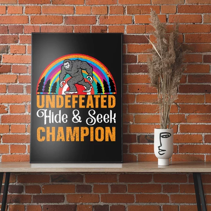 Undefeated Hide And Seek Champion Poster