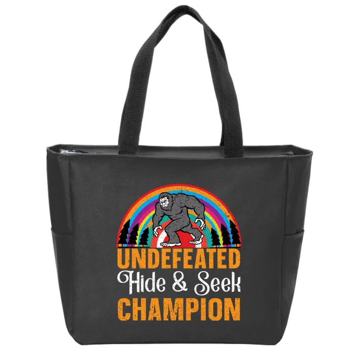 Undefeated Hide And Seek Champion Zip Tote Bag