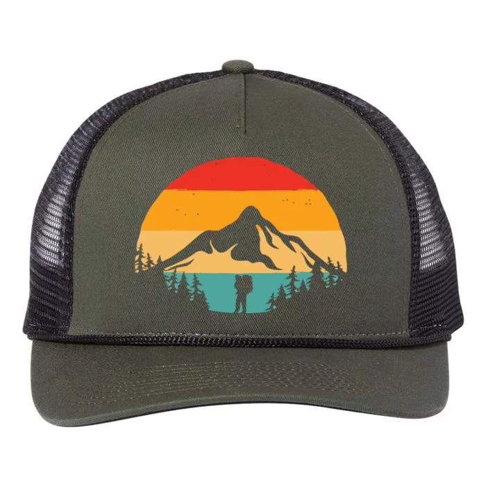 Unplug. Hiking Apparel Hiker Hiking Retro Rope Trucker Hat Cap