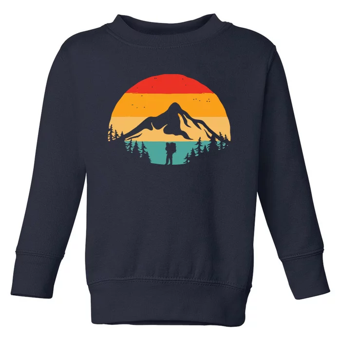 Unplug. Hiking Apparel Hiker Hiking Toddler Sweatshirt