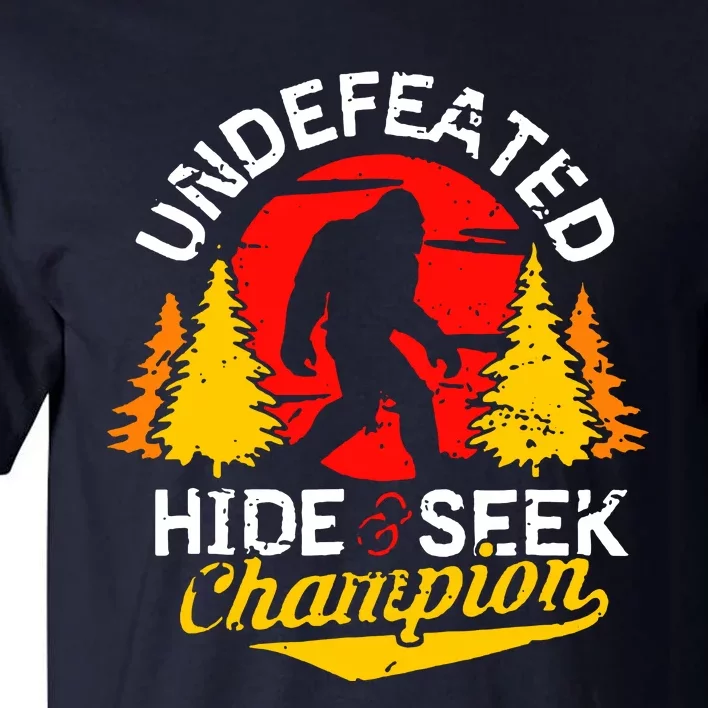 Undefeated Hide And Seek Champion Tall T-Shirt