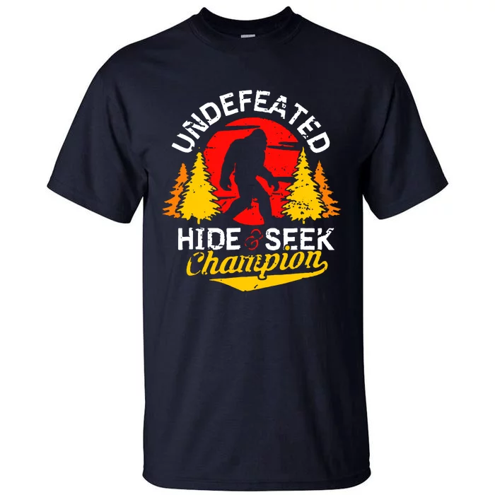 Undefeated Hide And Seek Champion Tall T-Shirt