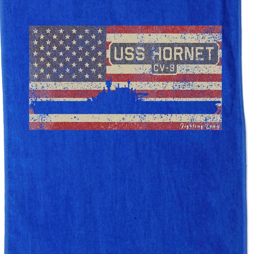 Uss Hornet Cv8 Ww2 Aircraft Carrier Usa Platinum Collection Golf Towel