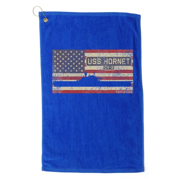 Uss Hornet Cv8 Ww2 Aircraft Carrier Usa Platinum Collection Golf Towel