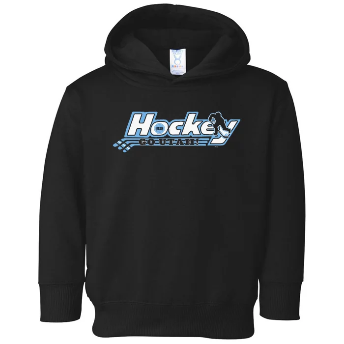 U.T.A.H. Ho.C..K.E.Y Club Hockey Black Toddler Hoodie