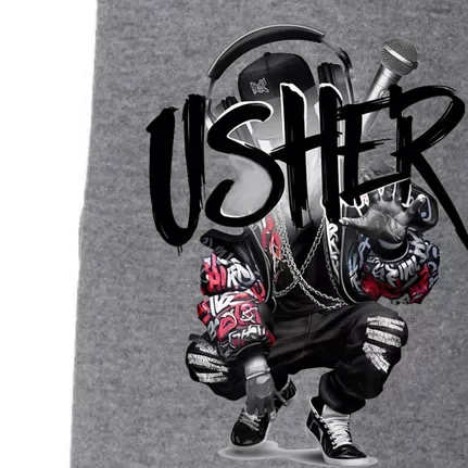 Usher Hiphop Fan Real Music Doggie 3-End Fleece Hoodie