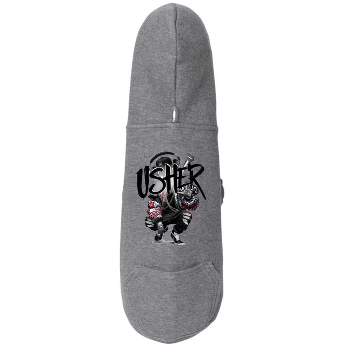 Usher Hiphop Fan Real Music Doggie 3-End Fleece Hoodie