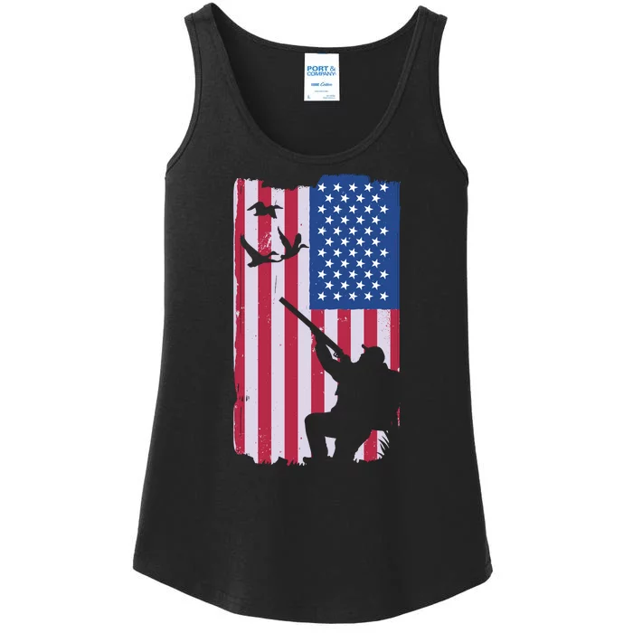 USA Hunting Flag Ladies Essential Tank