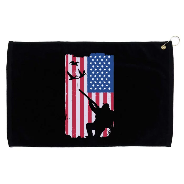 USA Hunting Flag Grommeted Golf Towel