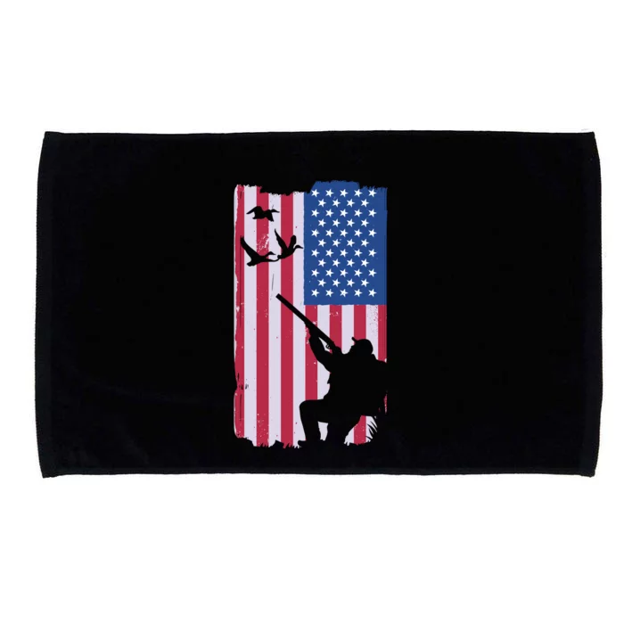 USA Hunting Flag Microfiber Hand Towel