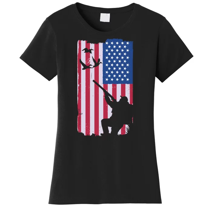 USA Hunting Flag Women's T-Shirt