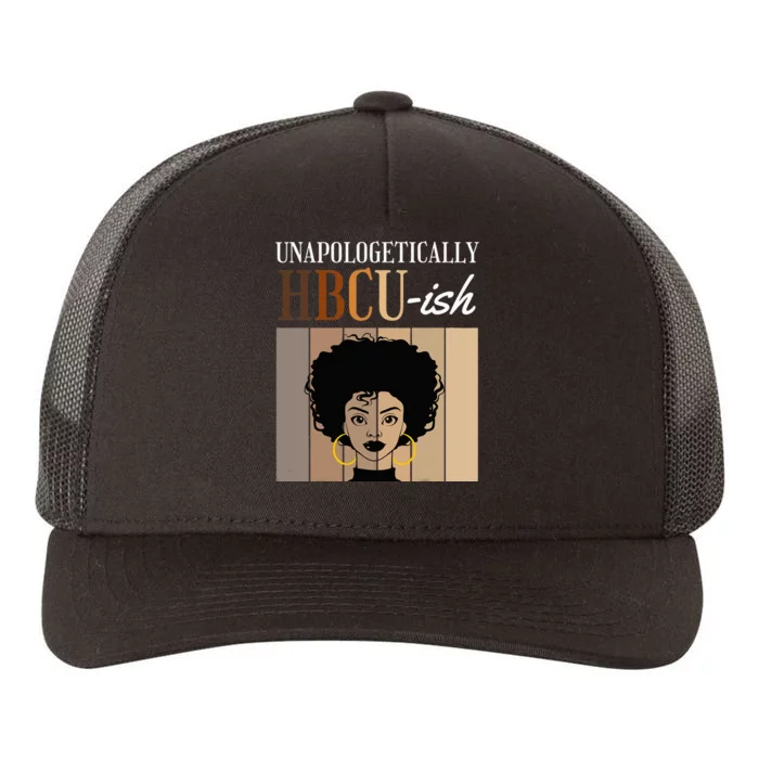 Unapologetically HBCUish Graduate Alumni Student Yupoong Adult 5-Panel Trucker Hat