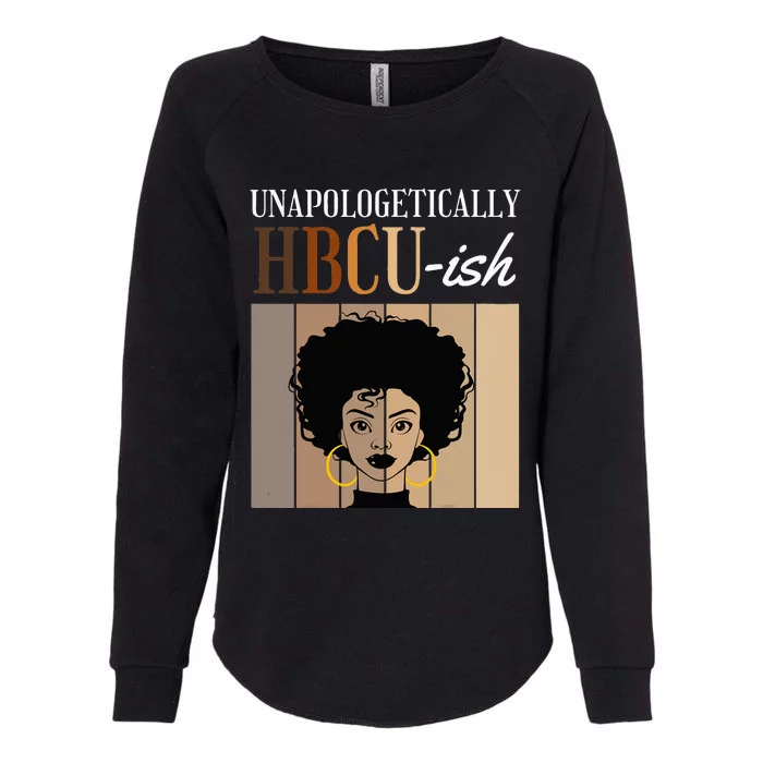 Unapologetically HBCUish Graduate Alumni Student Womens California Wash Sweatshirt