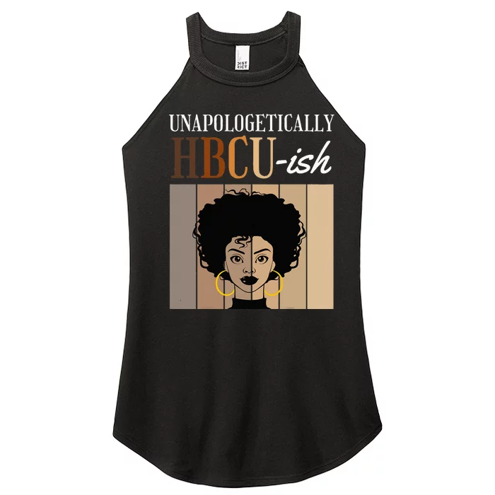 Unapologetically HBCUish Graduate Alumni Student Women’s Perfect Tri Rocker Tank