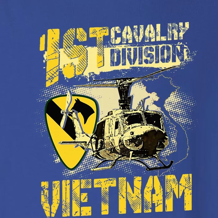 Uh1 Huey Helicopter 1st Cavalry Division Vietnam Veteran Toddler Long Sleeve Shirt