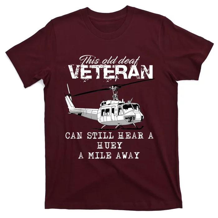 Uh1 Huey Helicopter Army Aviationveteran T-Shirt