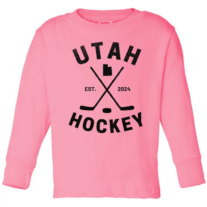 Utah Hockey Hockey In Utah Toddler Long Sleeve Shirt