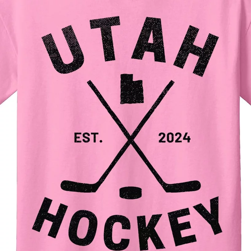 Utah Hockey Hockey In Utah Kids T-Shirt