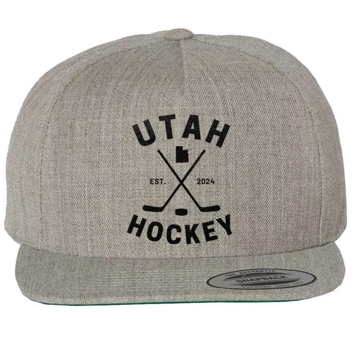 Utah Hockey Hockey In Utah Wool Snapback Cap