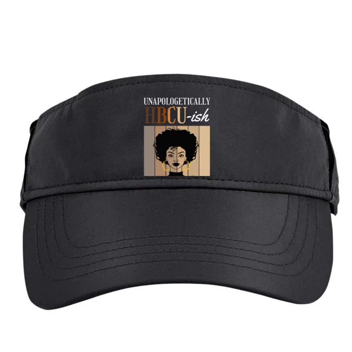 Unapologetically HBCU Ish Graduate Alumni Student Adult Drive Performance Visor