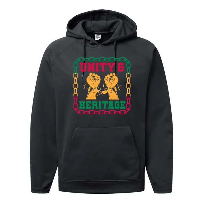 Unity & Heritage Juneteenth Graphic Performance Fleece Hoodie