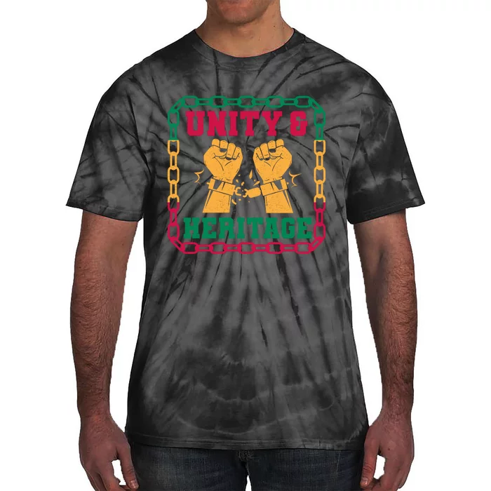 Unity & Heritage Juneteenth Graphic Tie-Dye T-Shirt