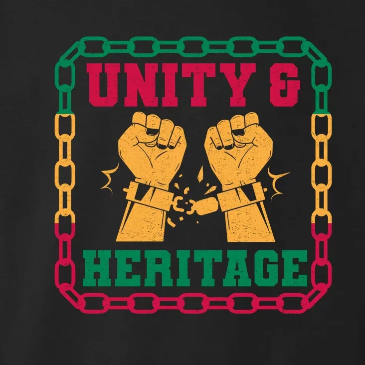 Unity & Heritage Juneteenth Graphic Toddler Hoodie