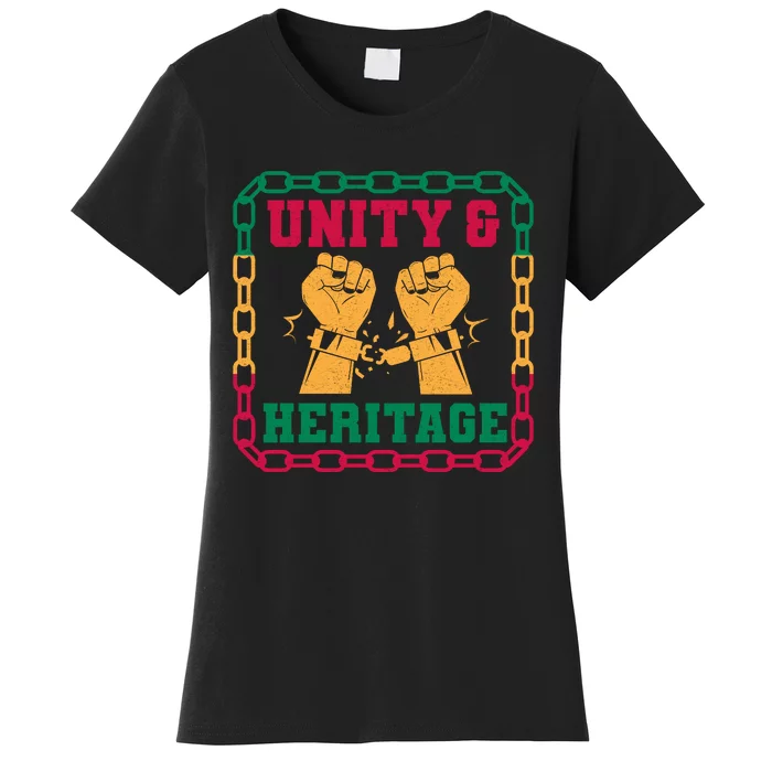 Unity & Heritage Juneteenth Graphic Women's T-Shirt