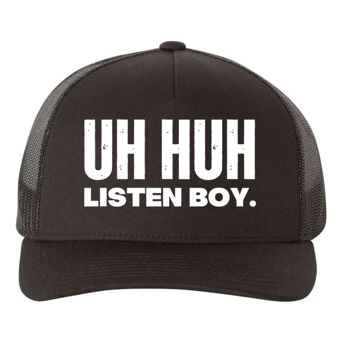 Uh Huh Listen Boy Yoongi Yupoong Adult 5-Panel Trucker Hat