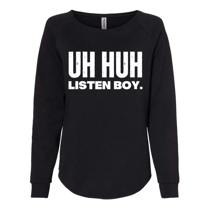 Uh Huh Listen Boy Yoongi Womens California Wash Sweatshirt