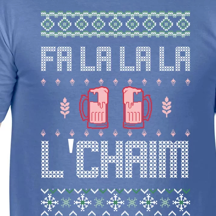 Ugly Hanukkah Party Funny Xmas Chrismukkah LChaim Funny Gift Comfort Colors T-Shirt