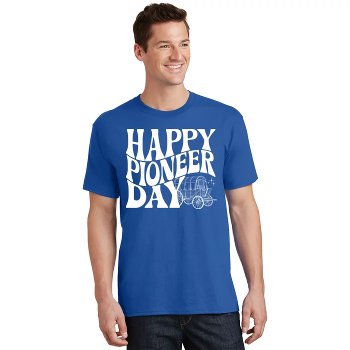 Utah Happy Pioneer Day Groovy Great Gift T-Shirt