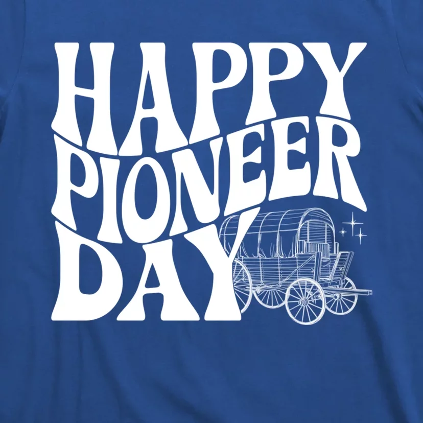 Utah Happy Pioneer Day Groovy Great Gift T-Shirt