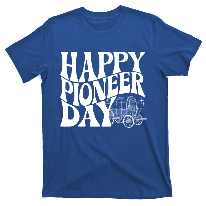 Utah Happy Pioneer Day Groovy Great Gift T-Shirt