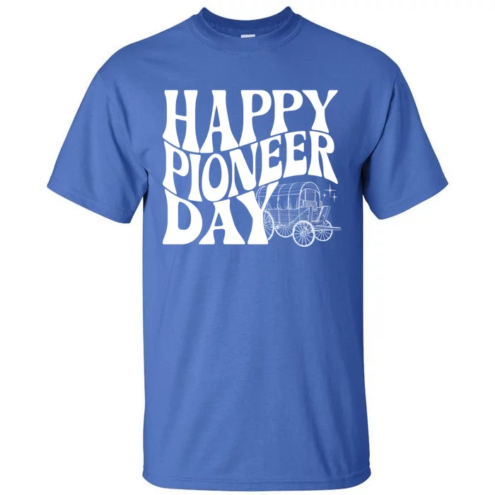 Utah Happy Pioneer Day Groovy Great Gift Tall T-Shirt