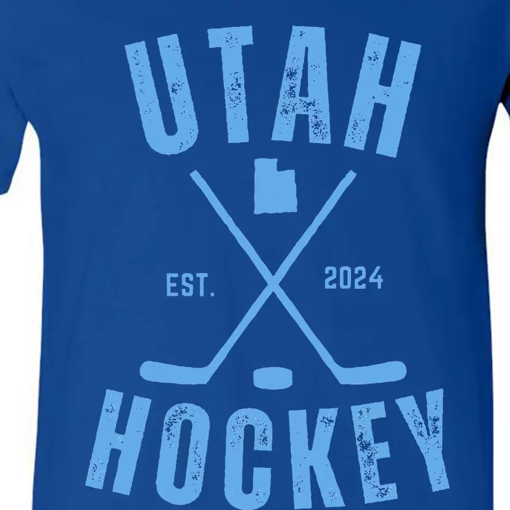 Utah Hockey Salt Lake Utah Hockey V-Neck T-Shirt