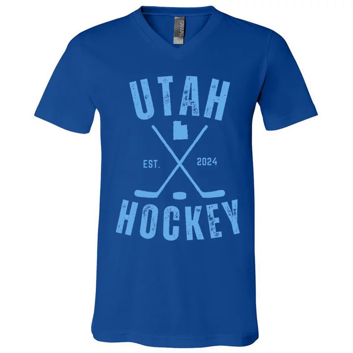 Utah Hockey Salt Lake Utah Hockey V-Neck T-Shirt