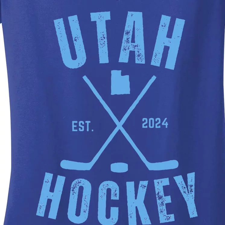 Utah Hockey Salt Lake Utah Hockey Women's V-Neck T-Shirt