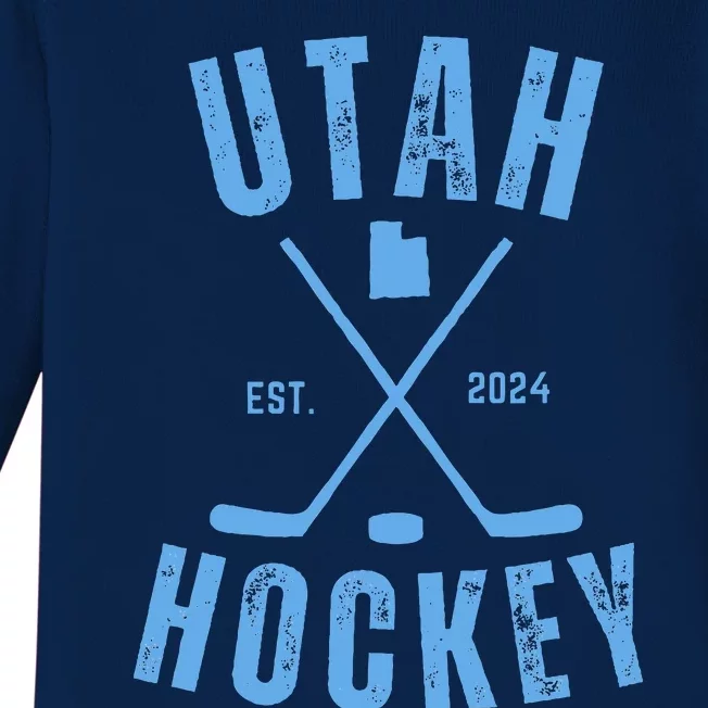 Utah Hockey Salt Lake Utah Hockey Baby Long Sleeve Bodysuit