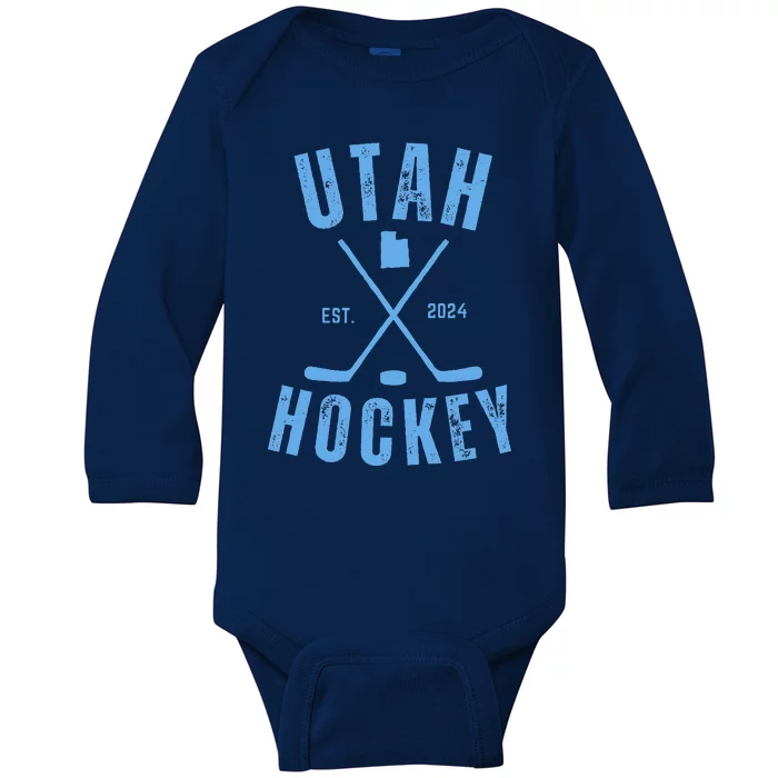 Utah Hockey Salt Lake Utah Hockey Baby Long Sleeve Bodysuit