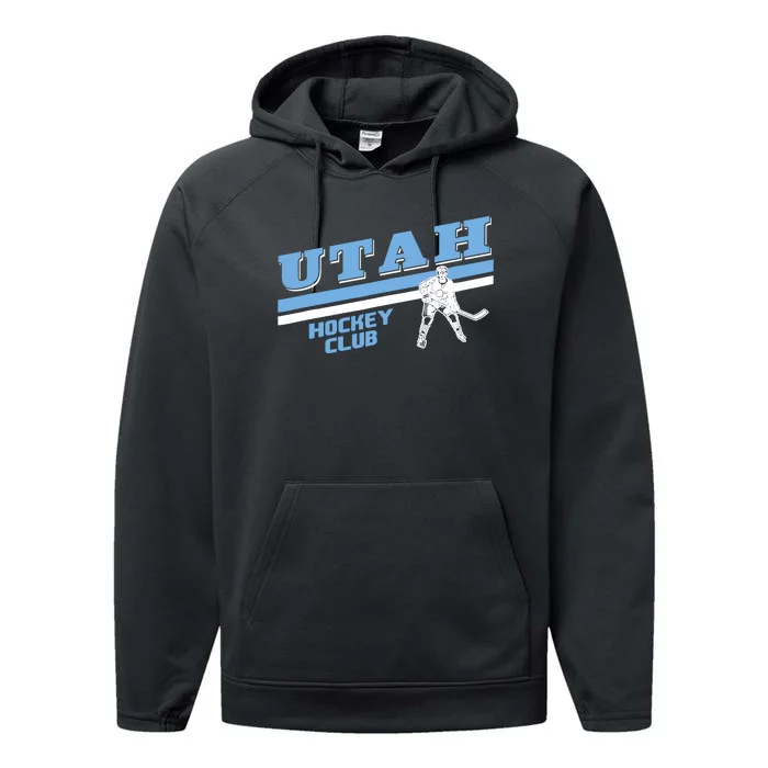 Utah Hockey Team Gift For Fan Performance Fleece Hoodie