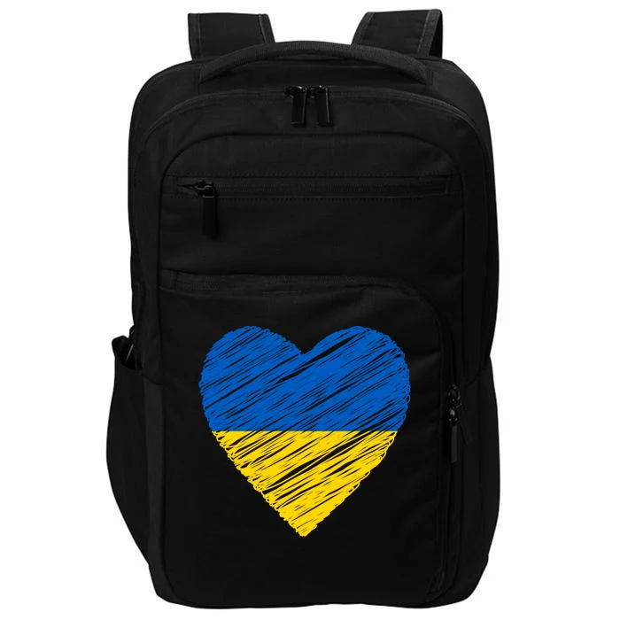 Ukraine Heart Impact Tech Backpack