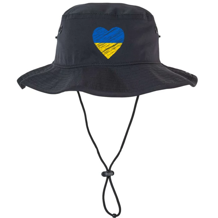 Ukraine Heart Legacy Cool Fit Booney Bucket Hat