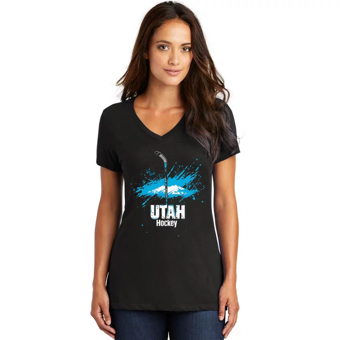 U.T.A.H Hockey Women's V-Neck T-Shirt