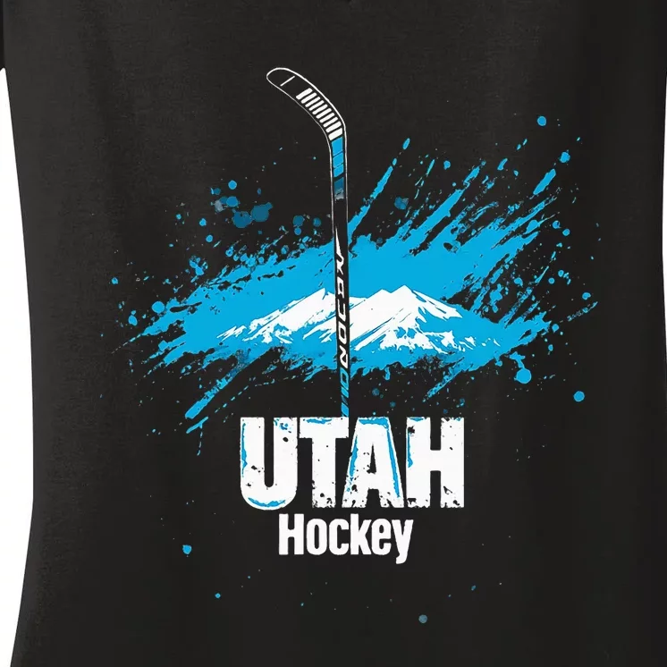 U.T.A.H Hockey Women's V-Neck T-Shirt