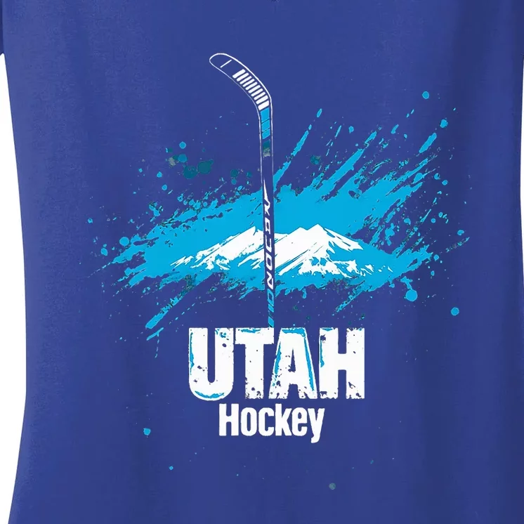 Utah Hockey Women's V-Neck T-Shirt