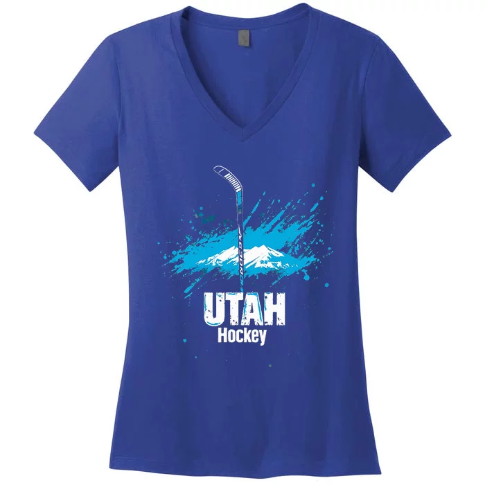 Utah Hockey Women's V-Neck T-Shirt