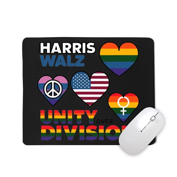 Unity Harris Walz For A United America Mousepad