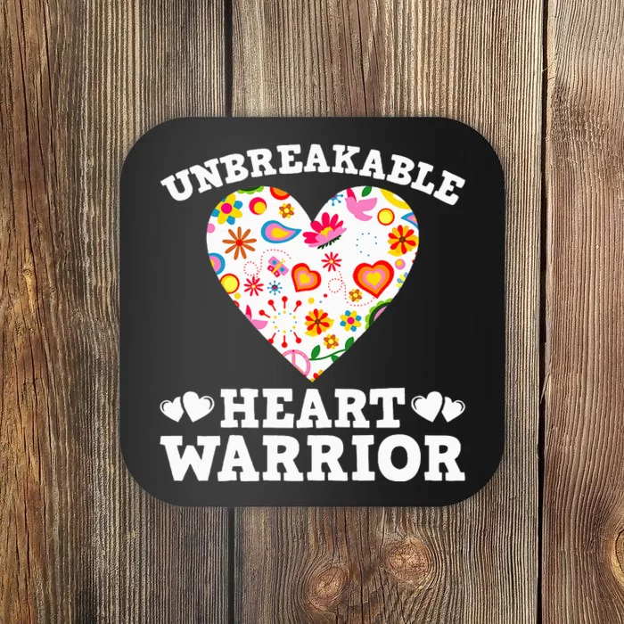 Unbreakable Heart Warrior Coaster