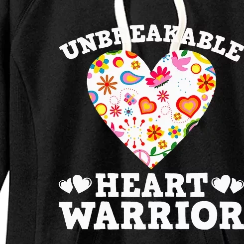 Unbreakable Heart Warrior Women's Fleece Hoodie